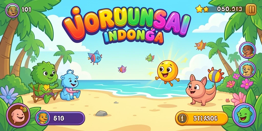 Grafis menawan saat memasuki dunia baru.
