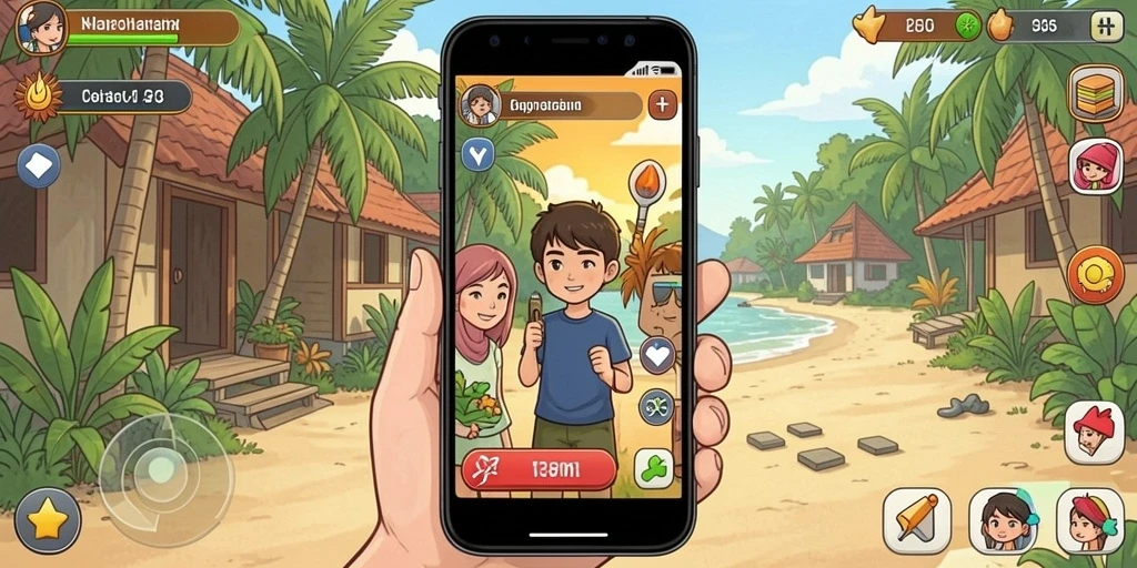 Tampilan utama SESETOTO yang menarik dan mudah dinavigasi.