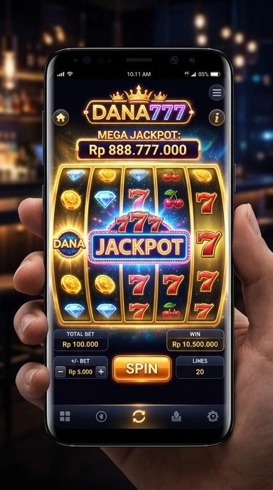 Cuplikan layar menu unduhan dana777 untuk perangkat Android